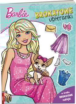 Barbie Brokatowe ubieranki