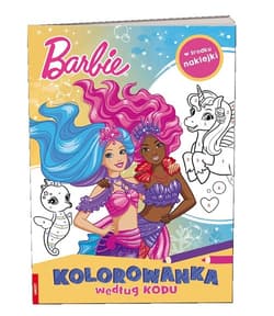 Barbie Dreamtopia Kolorowanka według kodu - Opracowanie Zbiorowe
