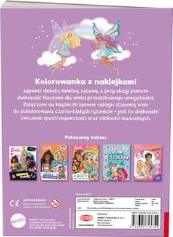 Galeria - zdjęcie nr. 3 - Barbie Dreamtopia kolorowanka z naklejkami NA-1404