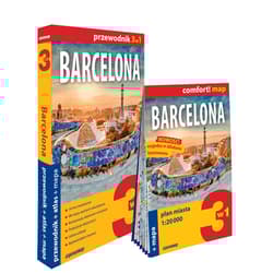 Barcelona 3w1 przewodnik + atlas + mapa - Larysa Rogala