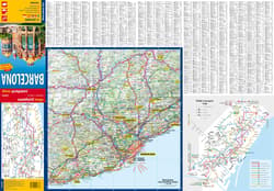 Galeria - zdjęcie nr. 2 - Barcelona city street map 1:20 000 laminat 2025
