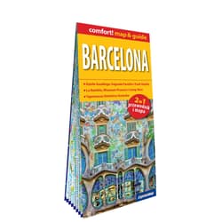 Barcelona map&guide PL laminat 2024 - Praca zbiorowa