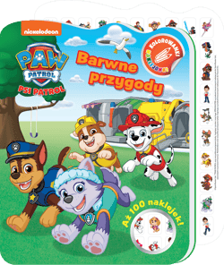 Barwne przygody. Psi Patrol. Kolorowanki - naklejanki - Opracowanie Zbiorowe