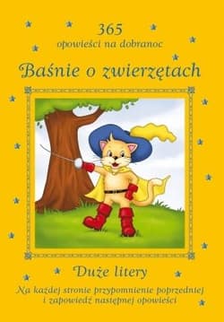 Baśnie o zwierzętach 365 opowieści na dobranoc Duże litery - Hanna Warchałowska