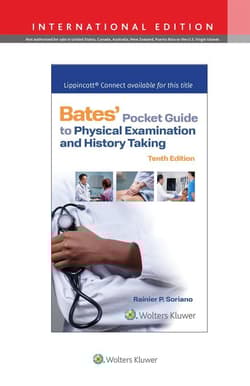 Bates' Pocket Guide to Physical Examination and History Taking - Rainier P. Soriano