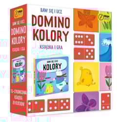 Baw się i ucz Domino Kolory Gra i książka