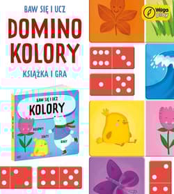 Baw się i ucz Domino Kolory Gra i książka