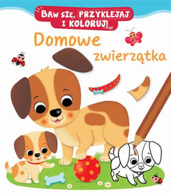 Baw się, przyklejaj i koloruj! Domowe zwierzątka - Belineau Nathalie