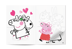 Galeria - zdjęcie nr. 4 - Baw się z Peppą! Świnka Peppa. Odrysuj koloruj