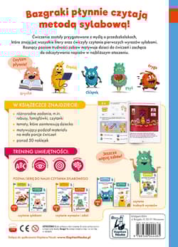 Galeria - zdjęcie nr. 3 - Bazgraki czytają trudne wyrazy. Czytanie sylabowe. Ćwiczenia. Kapitan Nauka. Bazgraki