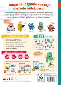 Galeria - zdjęcie nr. 2 - Bazgraki czytają trudne wyrazy. Czytanie sylabowe. Elementarz. Kapitan Nauka. Bazgraki