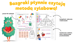 Galeria - zdjęcie nr. 2 - Bazgraki czytają wyrazy i zdania. Czytanie sylabowe. Ćwiczenia Bazgraki. Część 2