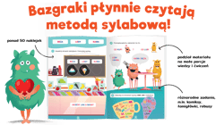 Galeria - zdjęcie nr. 2 - Bazgraki czytają wyrazy i zdania. Czytanie sylabowe. Elementarz. Bazgraki. Część 2