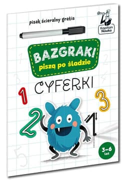 Bazgraki piszą po śladzie Cyferki