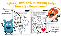 Galeria - zdjęcie nr. 3 - Bazgraki poznają Kolory i kształty 2-3 lata