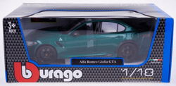 Bburago Model 1:18 Alfa Romeo Giulia GTA zielony