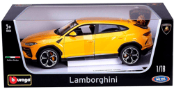 Bburago Model 1:18 Lamborghini Urus zółty
