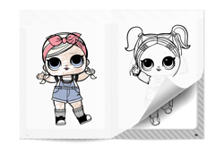 Galeria - zdjęcie nr. 2 - Będzie zabawa, złotko! L.O.L. Surprise! Odrysuj koloruj