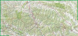 Galeria - zdjęcie nr. 2 - Beskid Sądecki mapa turystyczna 1:50 000 laminat 2024