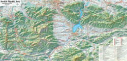 Galeria - zdjęcie nr. 5 - Beskid Śląski i Mały mapa panoramiczna i turystyczna 1:52 500 laminat 2022