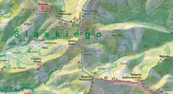 Galeria - zdjęcie nr. 4 - Beskid Śląski i Mały mapa panoramiczna i turystyczna 1:52 500 laminat 2022
