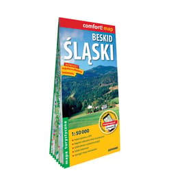 Beskid Śląski mapa turystyczna 1:50 000 laminat 2023 - Opracowanie Zbiorowe