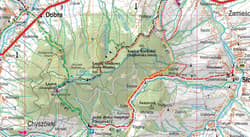 Galeria - zdjęcie nr. 2 - Beskid Wyspowy mapa turystyczna 1:65 000 laminat 2024