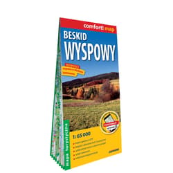Beskid Wyspowy mapa turystyczna 1:65 000 laminat 2024 - Opracowanie Zbiorowe
