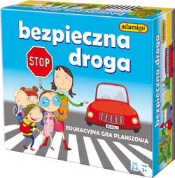 Bezpieczna droga Edukacyjna gra planszowa