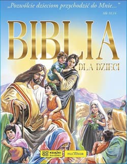 Biblia dla dzieci niebieska