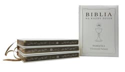 Biblia na każdy dzień Pamiątka I Komunii Świętej Oprawa skóropodobna ze złoceniem - Praca zbiorowa