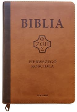 Biblia pierwszego Kościoła z paginat. ciemnobrązo.