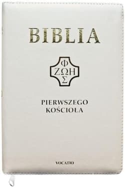 Biblia pierwszego Kościoła z paginat. suwak biała - Praca zbiorowa
