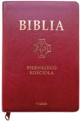 Biblia pierwszego Kościoła z paginat. suwak burgun - Praca zbiorowa