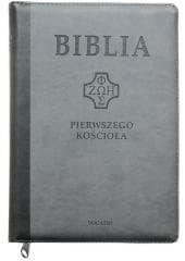 Biblia pierwszego Kościoła z paginat. suwak szary - Praca zbiorowa
