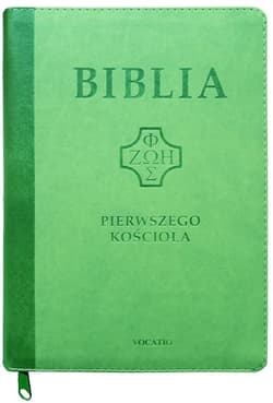 Biblia pierwszego Kościoła z paginat. suwak zieleń - Praca zbiorowa