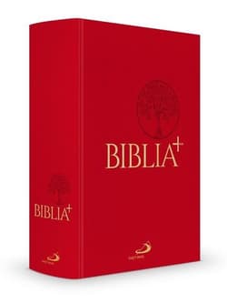 Biblia Plus płótno czerwona - Praca zbiorowa