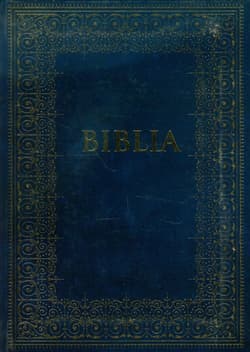 Biblia podróżna granatowa