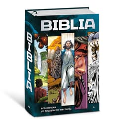 Biblia w komiksie. Boża historia od początku po... - Praca zbiorowa