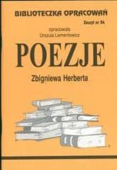 Biblioteczka opracowań nr 054 Poezje Herberta - Urszula  Lementowicz