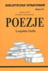 Biblioteczka opracowań nr 071 Poezjie L.Staffa - Urszula  Lementowicz