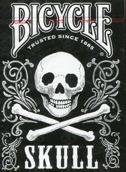 Bicycle Skull Karty