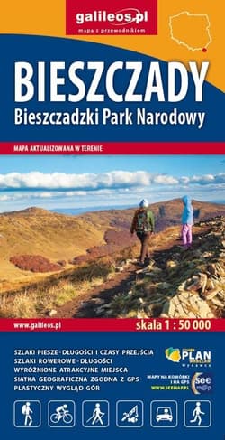 Bieszczady, Bieszczadzki Park Narodowy 1:50 000 - Praca zbiorowa