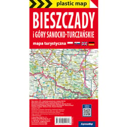 Galeria - zdjęcie nr. 2 - Bieszczady i Góry Sanocko-Turczańskie mapa turystyczna 1: 65 000 foliowana 2026