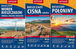Bieszczady - komplet 3 map - Praca zbiorowa