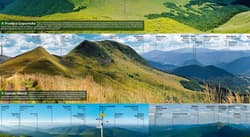 Galeria - zdjęcie nr. 5 - Bieszczady Mapa panoramiczna laminowana mapa turystyczna 1:60 000