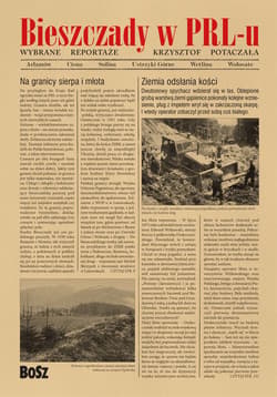 Bieszczady w PRL-u Wybrane reportaże - Krzysztof Potaczała
