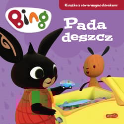 Bing. Pada deszcz. Książka z okienkami - Opracowanie Zbiorowe
