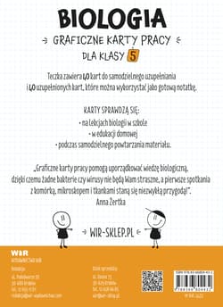 Galeria - zdjęcie nr. 3 - Biologia Graficzne karty pracy dla klasy 5