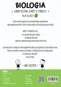 Galeria - zdjęcie nr. 2 - Biologia Graficzne karty pracy dla klasy 8